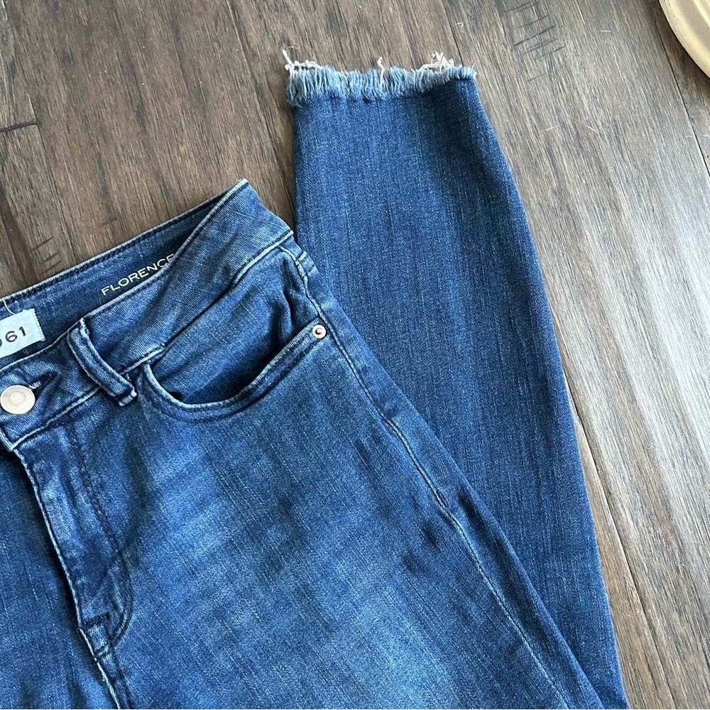 DL1961 Florence Instasculpt Cropped Jeans Size 27 Premium Denim Fit - Picture 3 of 6